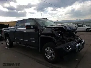 2015 GMC Sierra 2500HD Denali with VIN 1GT120E83FF603057, listed as a Copart auction lot 74940374 with 0 mi miles and Salvage Title. Bid and sale history available at carsss.com. Image 11.