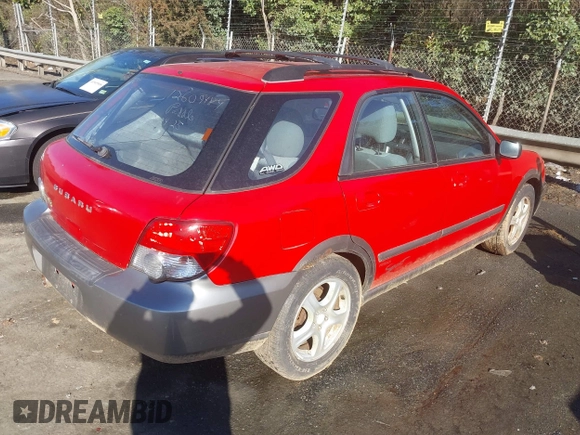 2004 Subaru Impreza Outback Special Sports с VIN JF1GG68554G804617, выставлен на аукционе IAAI как лот 41668431 с пробегом 143 745 миль миль и . История ставок и продаж доступна на DreamBid. Изображение 4.