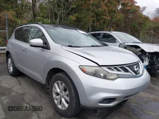 2011 Nissan Murano LE with VIN JN8AZ1MU0BW058546, listed as a IAAI auction lot 41857130 with 121,084 mi miles and . Bid and sale history available at carsss.com. Image 1.