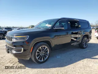 2023 Jeep Grand Wagoneer с VIN 1C4SJRDP7PS503265, выставлен на аукционе Copart как лот 47933515 с пробегом 20 091 миль миль и Списание • Salvage title. История ставок и продаж доступна на DreamBid. Изображение 1.