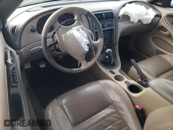 2003 Ford Mustang GT Deluxe with VIN 1FAFP45X93F421743, listed as a Copart auction lot 88043455 with 142,152 mi miles and Salvage Title. Bid and sale history available at carsss.com. Image 8.