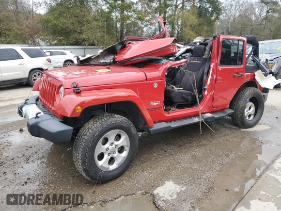2014 Jeep Wrangler Unlimited Sahara with VIN 1C4BJWEG6EL132295, listed as a Copart auction lot 88751625 with 0 mi miles and Salvage Title. Bid and sale history available at carsss.com. Image 1.