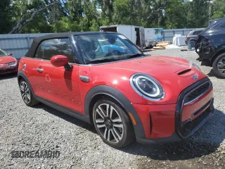 2024 MINI Convertible Cooper S with VIN WMW43DL09R3R36560, listed as a Copart auction lot 60325395 with 10,619 mi miles and Salvage title. Bid and sale history available at DreamBid. Image 4.