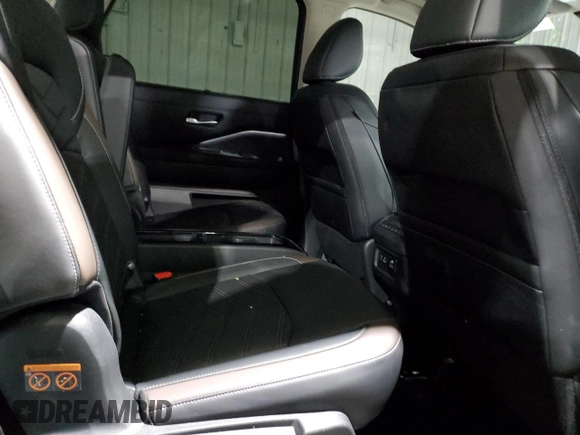 2024 Nissan Pathfinder Platinum with VIN 5N1DR3DK2RC229677, listed as a Copart auction lot 43374905 with 9,403 mi miles and Salvage title. Bid and sale history available at DreamBid. Image 12.