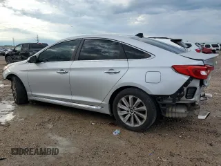 2017 Hyundai Sonata Sport with VIN 5NPE34AF0HH518213, listed as a Copart auction lot 56389755 with 123,244 mi miles and Salvage Title. Bid and sale history available at DreamBid. Image 2.