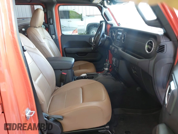 2020 Jeep Gladiator Overland z VIN 1C6HJTFG4LL154369, wystawiony jako IAAI lot #42681844 z przebiegiem 76 374 mil mil oraz . Historia ofert i sprzedaży dostępna na DreamBid. Obrazek 5.