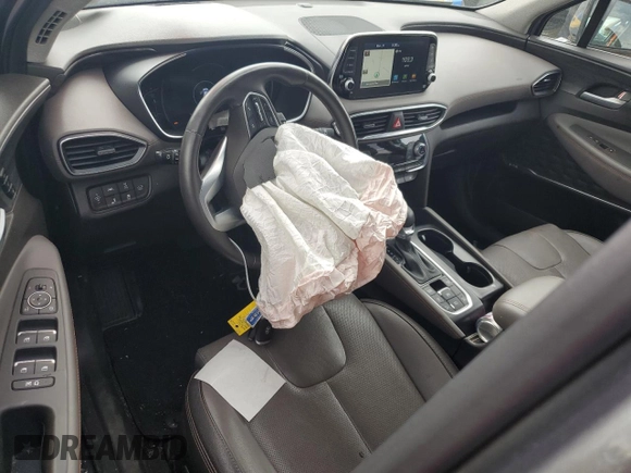 2020 Hyundai Santa Fe Limited with VIN 5NMS5CAD0LH142401, listed as a Copart auction lot 51275715 with 57,208 mi miles and Salvage Title. Bid and sale history available at carsss.com. Image 8.