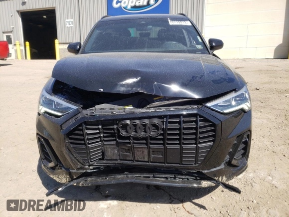 2021 Audi Q3 S line Premium Plus with VIN WA1EECF38M1045420, listed as a Copart auction lot 48039973 with 19,906 mi miles. Bid and sale history available at carsss.com. Image 5.