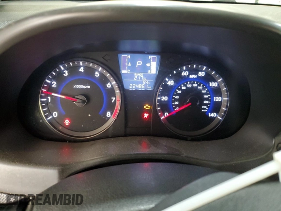 2016 Hyundai Accent SE with VIN KMHCT4AE4GU122185, listed as a Copart auction lot 53192425 with 224,861 mi miles and Clean Title. Bid and sale history available at carsss.com. Image 9.