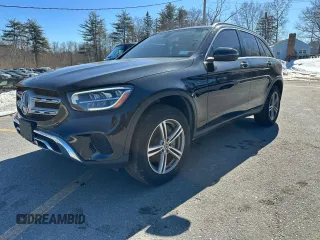 2020 Mercedes-Benz GLC with VIN WDC0G8EB4LF722846, listed as a Copart auction lot 47772745 with 50,794 mi miles and Clean Title. Bid and sale history available at carsss.com. Image 1.