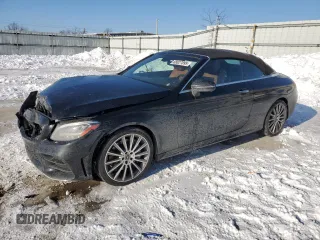 2019 Mercedes-Benz C 300 with VIN WDDWK8DB0KF795135, listed as a Copart auction lot 88027895 with 76,812 mi miles and Salvage Title. Bid and sale history available at carsss.com. Image 1.