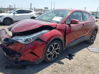 2018 Toyota C-HR XLE with VIN NMTKHMBX2JR043321, listed as a IAAI auction lot 41773764 with 53,800 mi miles. Bid and sale history available at carsss.com. Image 2.
