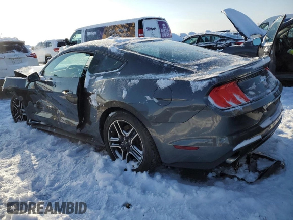 2020 Ford Mustang EcoBoost with VIN 1FA6P8TH6L5108044, listed as a Copart auction lot 43721055 with Not Provided miles and Salvage Title. Bid and sale history available at carsss.com. Image 2.