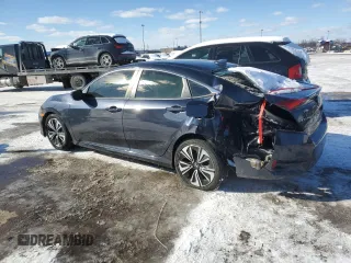 2018 Honda Civic EX-L z VIN JHMFC1F89JX018234, wystawiony jako Copart lot #45647985 z przebiegiem 126 239 mil mil oraz Czysty tytuł • Clean title. Historia ofert i sprzedaży dostępna na DreamBid. Obrazek 2.