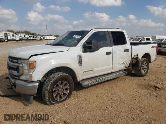 2021 Ford Super Duty F-250 SRW XL with VIN 1FT7W2BT2MEC37128, listed as a Copart auction lot 79178474 with 103,992 mi miles and Salvage Title. Bid and sale history available at carsss.com. Image 1.