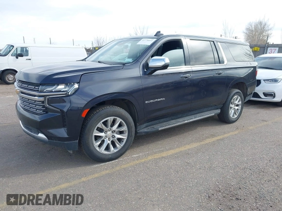 2022 Chevrolet Suburban Premier with VIN 1GNSKFKD5NR293216, listed as a IAAI auction lot 41778432 with 76,471 mi miles. Bid and sale history available at carsss.com. Image 17.