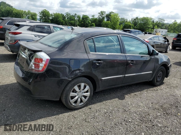 2012 Nissan Sentra 2.0 with VIN 3N1AB6AP1CL677100, listed as a Copart auction lot 63579145 with 154,780 mi miles and Salvage title. Bid and sale history available at DreamBid. Image 3.