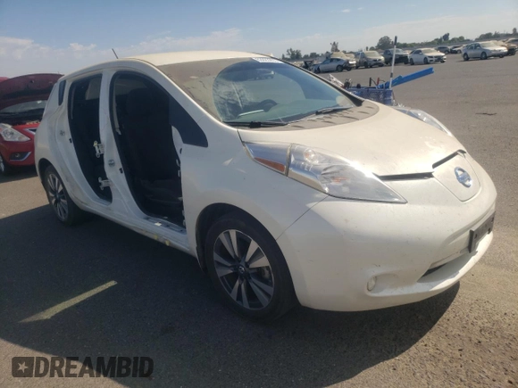 2016 Nissan LEAF S with VIN 1N4BZ0CP6GC311681, listed as a Copart auction lot 63923203 with 79,118 mi miles. Bid and sale history available at carsss.com. Image 4.