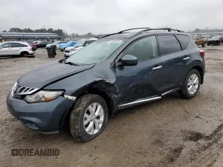 2011 Nissan Murano SL with VIN JN8AZ1MUXBW058473, listed as a Copart auction lot 45940025 with 163,952 mi miles and Salvage Title. Bid and sale history available at carsss.com. Image 1.