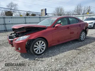 2010 Lexus IS with VIN JTHCF5C22A5039391, listed as a Copart auction lot 49963885 with 177,176 mi miles and Salvage Title. Bid and sale history available at carsss.com. Image 1.