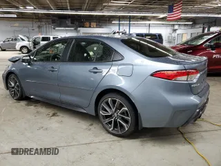 2021 Toyota Corolla SE with VIN JTDP4MCE7MJ058723, listed as a Copart auction lot 48381085 with 49,247 mi miles and Salvage Title. Bid and sale history available at carsss.com. Image 2.