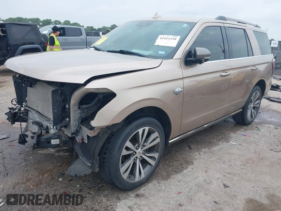2020 Ford Expedition King Ranch с VIN 1FMJU1NT9LEA37312, выставлен на аукционе IAAI как лот 42414318 с пробегом 51 392 миль миль и . История ставок и продаж доступна на DreamBid. Изображение 2.
