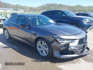 2022 Acura TLX Technology with VIN 19UUB5F41NA000885, listed as a IAAI auction lot 42028626 with 35,975 mi miles and . Bid and sale history available at DreamBid. Image 1.