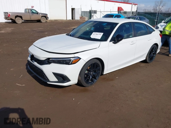 2022 Honda Civic Sport z VIN 2HGFE2F57NH547586, wystawiony jako IAAI lot #41706759 z przebiegiem 33 826 mil mil oraz . Historia ofert i sprzedaży dostępna na DreamBid. Obrazek 17.