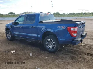 2023 Ford F-150 XL with VIN 1FTEW1EP8PKE04419, listed as a Copart auction lot 60843835 with 31,684 mi miles and Salvage title. Bid and sale history available at DreamBid. Image 2.