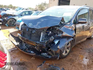 2014 Toyota Sienna LE AAS with VIN 5TDKK3DC9ES426654, listed as a IAAI auction lot 41592601 with Not Provided miles and . Bid and sale history available at DreamBid. Image 6.
