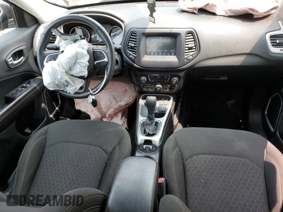 2021 Jeep Compass Sport z VIN 3C4NJDAB0MT591580, wystawiony jako Copart lot #59692785 z przebiegiem 70 661 mil mil oraz Szkoda całkowita • Salvage title. Historia ofert i sprzedaży dostępna na DreamBid. Obrazek 8.
