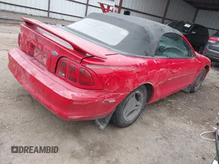 1998 Ford Mustang with VIN 1FAFP4443WF256137, listed as a IAAI auction lot 41542677 with 175,919 mi miles. Bid and sale history available at carsss.com. Image 4.