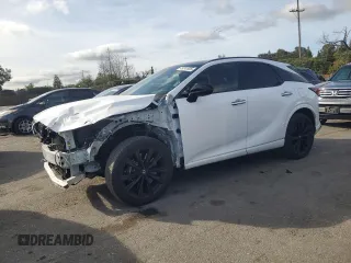 2024 Lexus RX with VIN 2T2BCMEA3RC010710, listed as a Copart auction lot 49741095 with 13,396 mi miles and Salvage Title. Bid and sale history available at carsss.com. Image 1.