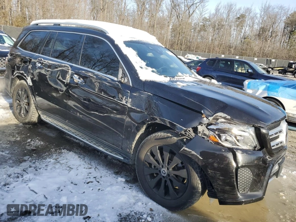 2018 Mercedes-Benz GLS 450 with VIN 4JGDF6EE3JA994979, listed as a Copart auction lot 87822395 with 139,902 mi miles and Salvage Title. Bid and sale history available at DreamBid. Image 4.