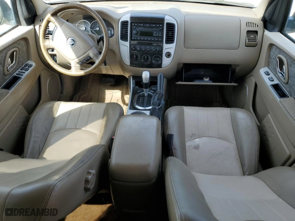 2005 Mercury Mariner Luxury with VIN 4M2CU57175DJ26167, listed as a Copart auction lot 50492065 with 89,736 mi miles and Salvage Title. Bid and sale history available at carsss.com. Image 8.