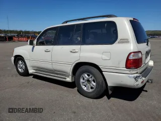 2000 Lexus LX 470 z VIN JT6HT00W1Y0096061, wystawiony jako Copart lot #52499155 z przebiegiem 199 914 mil mil oraz Tytuł czysty. Historia ofert i sprzedaży dostępna na DreamBid. Obrazek 2.