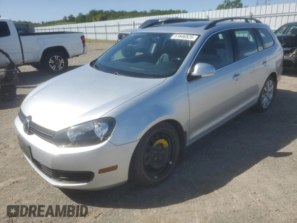 2012 Volkswagen Jetta SportWagen SE with VIN 3VWPP7AJ4CM624554, listed as a Copart auction lot 51846525 with 137,376 mi miles and Salvage Title. Bid and sale history available at carsss.com. Image 1.
