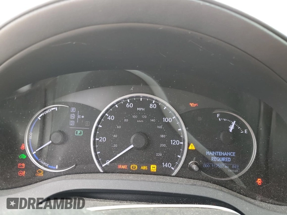 2013 Lexus CT 200h with VIN JTHKD5BH4D2149047, listed as a Copart auction lot 51277205 with 117,507 mi miles and Salvage title. Bid and sale history available at DreamBid. Image 9.