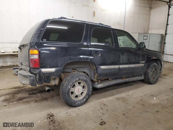 2002 GMC Yukon SLT with VIN 1GKEK13Z52J158061, listed as a Copart auction lot 42528555 with 0 mi miles and Salvage Title. Bid and sale history available at carsss.com. Image 3.