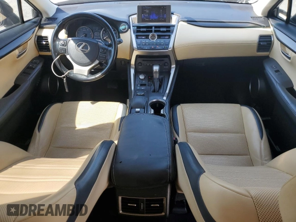 2017 Lexus NX 200t with VIN JTJYARBZ9H2059156, listed as a Copart auction lot 53250485 with 95,902 mi miles and Salvage Title. Bid and sale history available at DreamBid. Image 8.