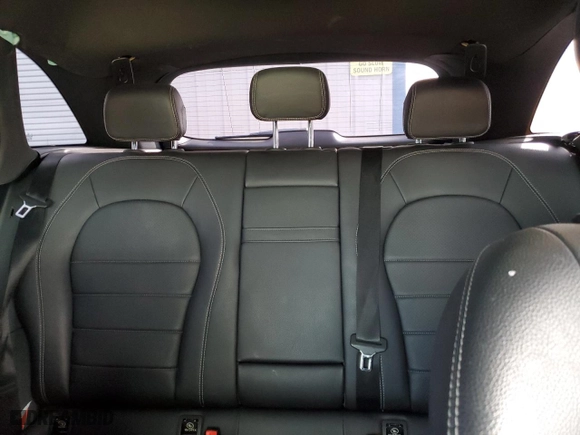 2018 Mercedes-Benz GLC with VIN WDC0G4JB1JV016757, listed as a Copart auction lot 43583665 with 0 mi miles and Salvage Title. Bid and sale history available at carsss.com. Image 10.
