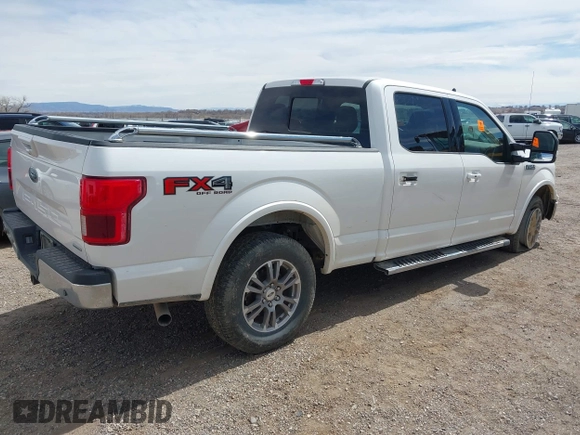 2019 Ford F-150 XL with VIN 1FTFW1E47KFA80486, listed as a IAAI auction lot 41824508 with 60,537 mi miles. Bid and sale history available at carsss.com. Image 4.
