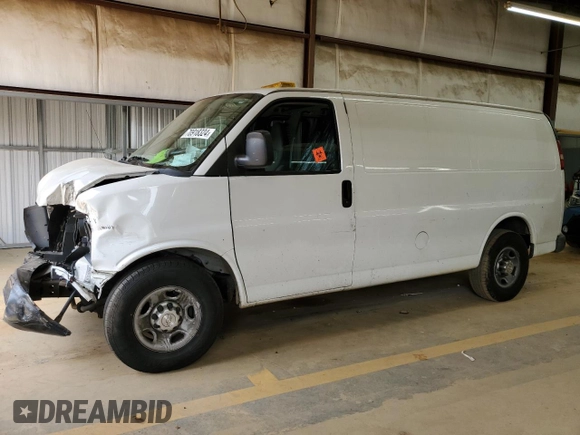 2014 Chevrolet Express Cargo with VIN 1GCZGTCG8E1213177, listed as a Copart auction lot 73557024 with Not provided miles and Salvage title. Bid and sale history available at DreamBid. Image 1.