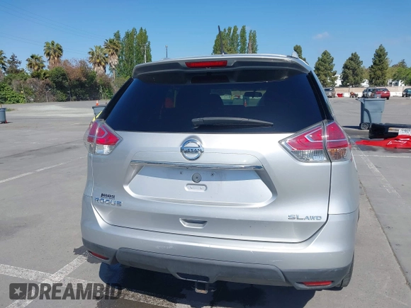 2015 Nissan Rogue SL with VIN 5N1AT2MV5FC865790, listed as a IAAI auction lot 42140295 with 127,782 mi miles. Bid and sale history available at carsss.com. Image 16.