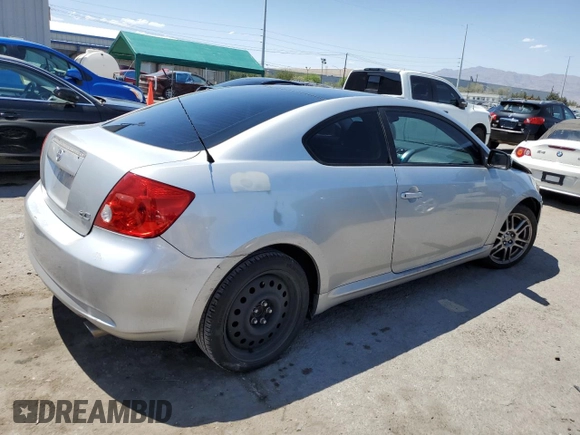 2005 Scion tC with VIN JTKDE177850022873, listed as a Copart auction lot 57166754 with 194,678 mi miles and Salvage Title. Bid and sale history available at carsss.com. Image 3.