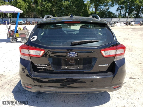 2017 Subaru Impreza Premium with VIN 4S3GTAD64H3743524, listed as a Copart auction lot 51517004 with 60,404 mi miles and Salvage Title. Bid and sale history available at carsss.com. Image 6.