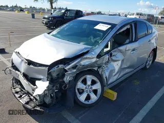 2012 Toyota Prius One with VIN JTDKN3DU9C5430075, listed as a IAAI auction lot 41791548 with 248,320 mi miles. Bid and sale history available at carsss.com. Image 2.