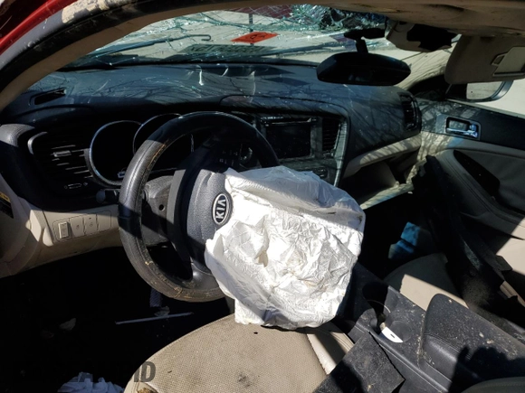 2012 Kia Optima EX with VIN 5XXGN4A71CG042148, listed as a Copart auction lot 45535675 with Not Provided miles and Salvage Title. Bid and sale history available at DreamBid. Image 8.