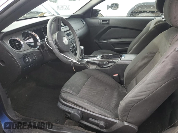 2012 Ford Mustang Premium with VIN 1ZVBP8AM7C5277222, listed as a Copart auction lot 55495355 with 144,159 mi miles and Salvage title. Bid and sale history available at DreamBid. Image 7.