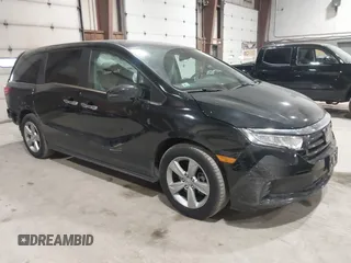 2022 Honda Odyssey EX with VIN 5FNRL6H54NB048160, listed as a IAAI auction lot 41632200 with 13,636 mi miles and . Bid and sale history available at DreamBid. Image 1.